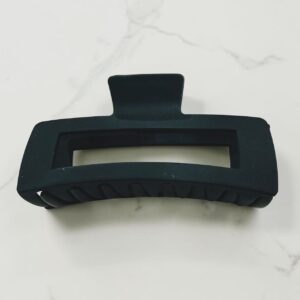 Minimal Frame Claw Clip – Matte Black