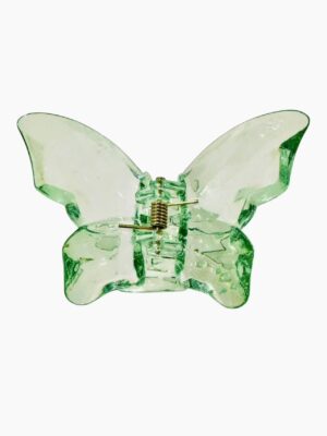 Iridescent Butterfly Claw Clip – Fresh Green