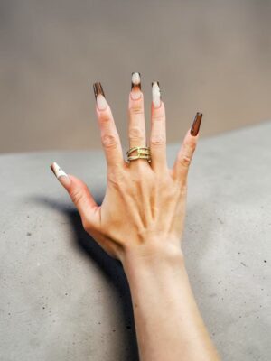 Elegant Knot Wrap Ring – Gold Tone