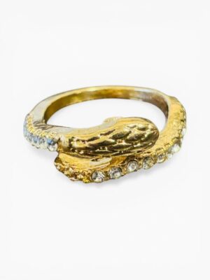 Sculpted Snake Ring – Gold / Silver Tone