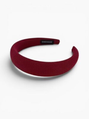 Parisian Padded Headband – Burgundy
