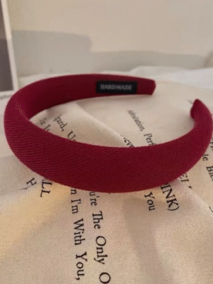 Everyday Muse Padded Headband – Burgundy