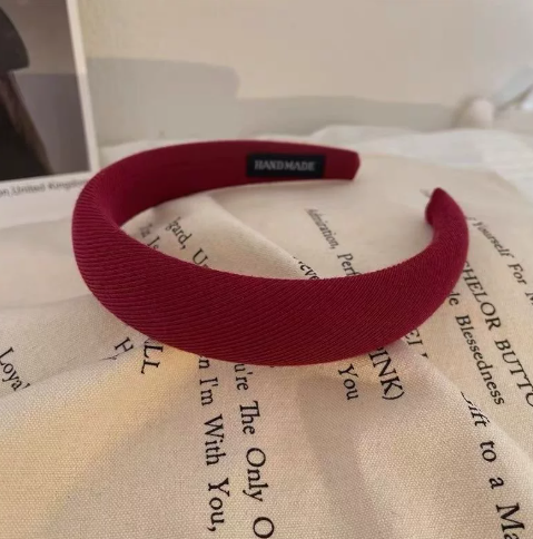 Everyday Muse Padded Headband – Burgundy