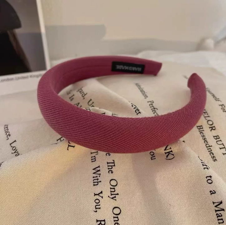 Parisian Padded Headband – Dusty Rose