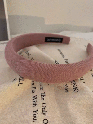 Parisian Padded Headband – Peach Blush