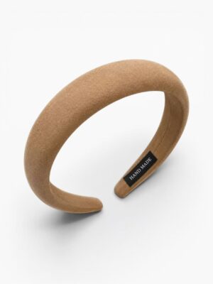Espresso brown padded headband