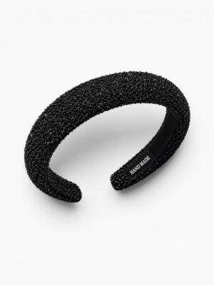 Parisian Textured Headband – Black
