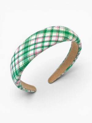 Parisian Plaid Headband – Mint Plaid