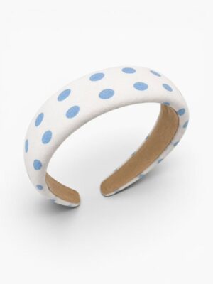 Polka Dot Headband – Sky Blue