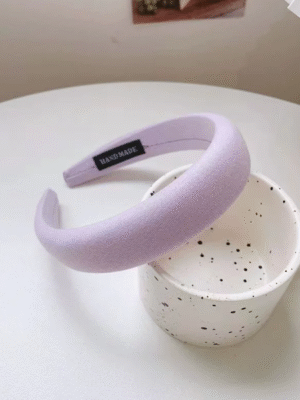 Lavender padded headband