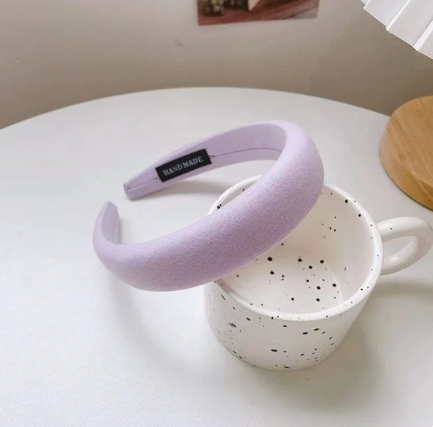 Lavender padded headband