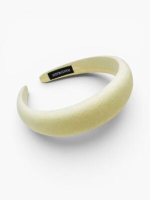 Classic Padded Headband – Buttercream Yellow