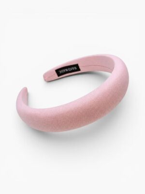 Blush pink padded headband