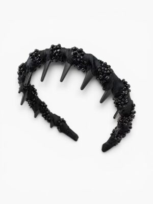 Parisian Crown Headband – Black